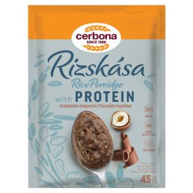   CERBONA RIZSKÁSA CSOKOLÁDÉS MOGYORÓS PROTEINBEN GAZDAG 45G
