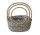 KOSÁR RATTAN FONOTT FÜLES OVÁL 54-203-31X23XH15/36CM 3DB 1CS