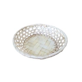 KOSÁR BAMBUSZ KEREK NATÚR 208-57 D20XH5CM 1DB