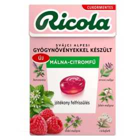RICOLA CUKORKA MÁLNA-CITROMFŰ 40G