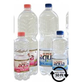 SUPER AQUA ÁSVÁNYVÍZ SZÉNSAVAS DRS 500ML