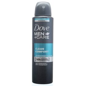 DOVE MEN+CARE DEO SPRAY CLEAN COMFORT 150ML