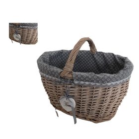 KOSÁR BEVÁSÁRLÓ BARNA 68-51-BR/M 46X35XH25/34CM 1DB