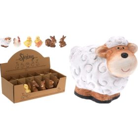   (HÚSV) ÁLLATFIGURA 9CM BÁRÁNY CSIBE KAKAS NYUSZI APF807470 1DB