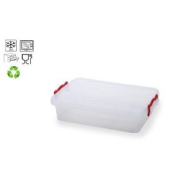 TÁROLÓDOBOZ SZÖGLETES LAPOS FÜLLEL 1,5L K117 1DB