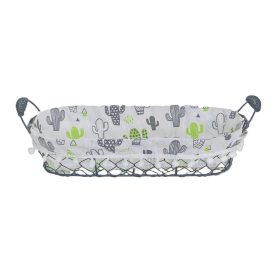 KOSÁR KENYERES OVÁL KAKTUSZ 70-F-51 36X15XH8CM 1DB