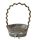 KOSÁR RATTAN FONOTT FÜLES OVÁL MASNIS 54-101-27X19XH12/42CM 1DB