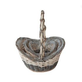   KOSÁR RATTAN FONOTT FÜLES OVÁL 54-204-28X24XH10/15/32CM 3DB 1CS