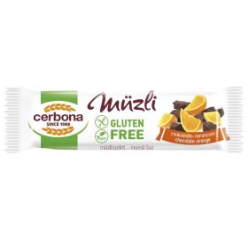   CERBONA MÜZLISZELET GLUTÉNMENTES CSOKOLÁDÉS NARANCSOS 35G