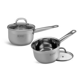 EDENBERG LÁBAS INOX ÜVEG FEDŐVEL 16CM EB-6013 1DB