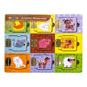 PÁROSÍTÓ JÁTÉK FA ÁLLATOS MÁGNESES 30X21CM FA4347 1DB