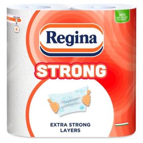 REGINA KÉZTÖRLŐ STRONG WHITE 140 LAP 3 RÉTEGŰ 2TEK