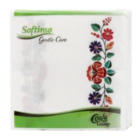   SOFTIMO GENTLE CARE SZALVÉTA KALOCSAI MINTÁS 34X34CM 1RÉTEGŰ 45DB