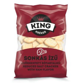 KING KRÉKER CSÖKKENTETT SÓTARTALMÚ SONKÁS 100G