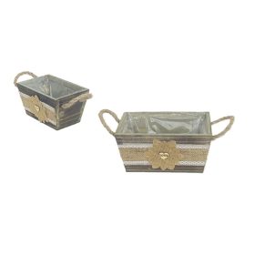 KASPÓ FA BARNA CSIPKÉS MASNIS 232-W-210/M 21X15XH10CM 1DB