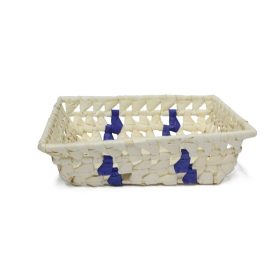 KOSÁR FONOTT PÁLMALEVÉL TÉGLA 20X15XH5CM 8PL03 1DB