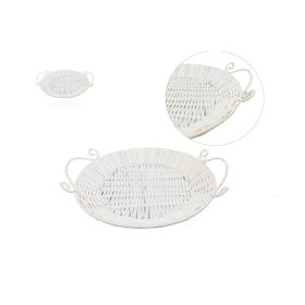 KOSÁR KENYERES MŰAANYAG KEREK FEHÉR 70-P-2 D30XH3,5CM 1DB