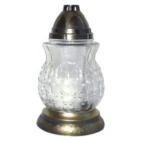 MÉCSES ÜVEG LA-413A 26CM 1DB