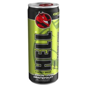 HELL ENERGIAITAL LEMON PINK GRAPEFRUIT DRS 250ML