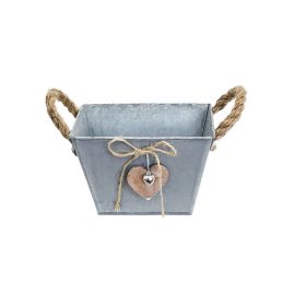   KASPÓ BÁDOG TÉGLA SZÍV LOGÓVAL 140-B-22-13 17X11XH12CM 1DB