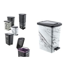 SZEMETES PEDÁLOS DEKOROS SLIM 15L S111-1 1DB