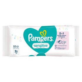 PAMPERS SENSITIVE NEDVES TÖRLŐKENDŐ 0%PLASTIC 52DB
