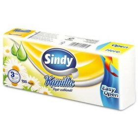 SINDY PAPÍR ZSEBKENDŐ KAMILLA 3R 100DB