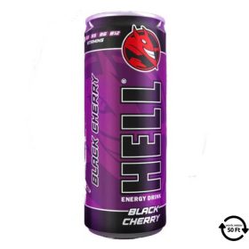HELL ENERGIAITAL BLACK CHERRY DRS 250ML