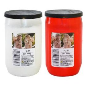 MÉCSES BETÉT FEHÉR OIL1 1DB
