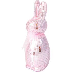   (HÚSV) HÚSVÉTI TÜKRÖS NYUSZI FIGURA 20,5CM PINK C37910810 1DB