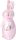 (HÚSV) HÚSVÉTI TÜKRÖS NYUSZI FIGURA 20,5CM PINK C37910810 1DB