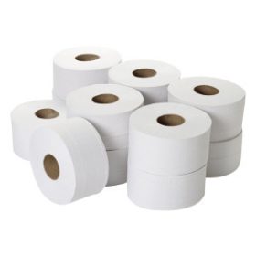 WC PAPÍR IPARI FEHÉR,19CM,2RÉTEGŰ 12TEK