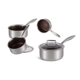 EDENBERG LÁBAS INOX ÜVEG FEDŐVEL 18CM EB-17005 1DB