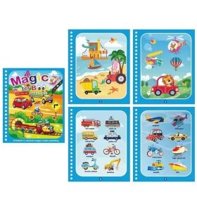   VÍZZEL RAJZOLÓ KÖNYV JÁRMŰVES+FILC 15X20CM ZACSK.KR2310 1DB