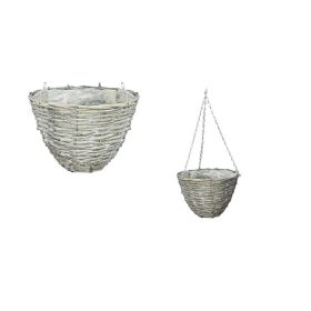 KASPÓ FÜGGŐ SZÜRKE ANTIKOLT 17-04 D30XH21CM 1DB