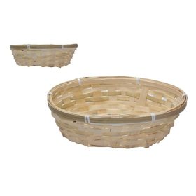KOSÁR BAMBUSZ NATÚR OVÁL 8-2412 20X12X5CM 1DB
