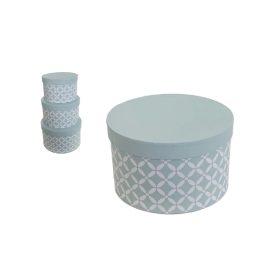   PAPÍRDOBOZ SZETT AJÁNDÉK-VIRÁG MARRAKESH BN 100-2141 D20XH12CM 3DB 1CS