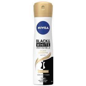 NIVEA DEO SPRAY INVISIBLE BLACK&WHITE SILKY SMOOTH 150ML