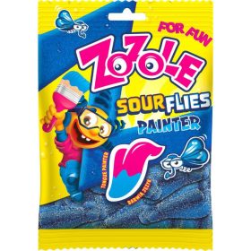   ZOZOLE GUMICUKOR EXTRA SAVANYÚ LÉGY KÉK SZÍNŰ NYELVFESTŐS 75G