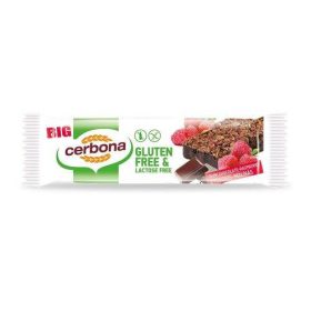 CERBONA MÜZLISZELET GLUTÉNMENTES ÉTCSOKOLÁDÉ-MÁLNA 35G