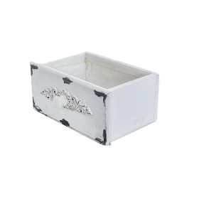 KASPÓ VINATGE FEHÉR 140-W-22-75 22X14XH10CM 1DB