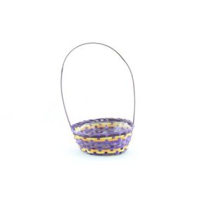 FLORENTIN BAMBUSZ OVÁL LILA 66-2/LILA 30X22XH13/49CM 1DB