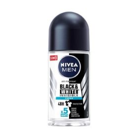 NIVEA MEN DEO GOLYÓS BLACK&WHITE INVISIBLE FRESH 50ML