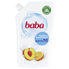   BABA FOLYÉKONY SZAPPAN TEJ ÉS GYÜMÖLCS UTÁNTÖLTŐ 500ML