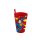 POHÁR SZÍVÓSZÁLLAL SUPERMAN 400ML TP512-51 1DB