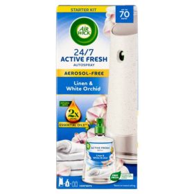   AIRWICK ACTIVE FRESH LÉGFRISSÍTŐ SZETT LINEN WHITE ORCHIDEA 228ML