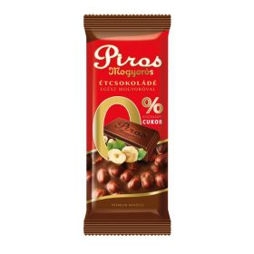 PIROS MOGYORÓS CSOKOLÁDÉ ÉT 0 % CUKOR 70G