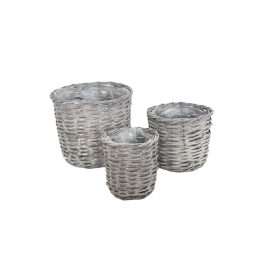 KASPÓ VESSZŐ SZÜRKE S/3 90-22-78 D26XH22 D20XH17CM 1DB