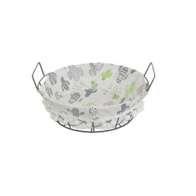 KOSÁR KENYERES FÉM KAKTUSZ KEREK 70-F-201 D24XH8CM 1DB