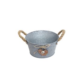   KASPÓ BÁDOG KEREK SZÍV LOGÓVAL 140-B-22-92 D18/14XH9CM 1DB